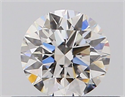 Natural Diamond 0.40 Carats, Round with Excellent Cut, F Color, VS2 Clarity and Certified by GIA