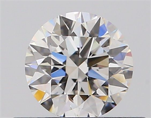 Picture of Natural Diamond 0.40 Carats, Round with Excellent Cut, F Color, VS2 Clarity and Certified by GIA