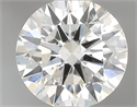 Natural Diamond 0.50 Carats, Round with Excellent Cut, J Color, SI1 Clarity and Certified by GIA