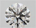 Natural Diamond 0.40 Carats, Round with Excellent Cut, I Color, VS2 Clarity and Certified by GIA