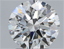 Natural Diamond 2.51 Carats, Round with Excellent Cut, H Color, VS1 Clarity and Certified by GIA