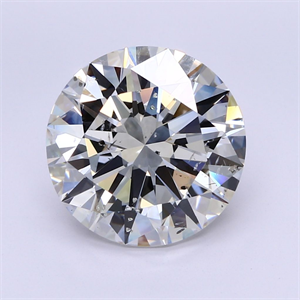 Picture of Natural Diamond 5.01 Carats, Round with Excellent Cut, G Color, SI2 Clarity and Certified by GIA