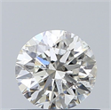 Natural Diamond 0.60 Carats, Round with Very Good Cut, I Color, SI1 Clarity and Certified by GIA