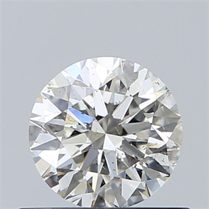 Picture of Natural Diamond 0.60 Carats, Round with Very Good Cut, I Color, SI1 Clarity and Certified by GIA