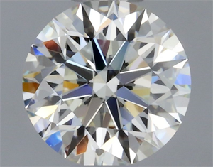 Picture of Natural Diamond 0.43 Carats, Round with Excellent Cut, K Color, VVS1 Clarity and Certified by GIA