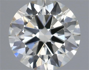 Picture of Natural Diamond 0.40 Carats, Round with Excellent Cut, I Color, VVS2 Clarity and Certified by IGI