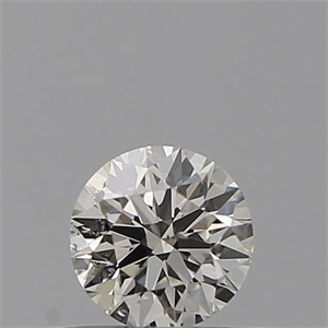 0.30 Carats, ROUND Diamond with Excellent Cut, K Color, SI1 Clarity and Certified by GIA