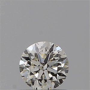 0.30 Carats, ROUND Diamond with GD Cut, K Color, SI1 Clarity and Certified by GIA