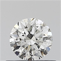 Natural Diamond 0.40 Carats, Round with Very Good Cut, G Color, SI1 Clarity and Certified by IGI