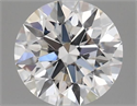 Natural Diamond 0.40 Carats, Round with Excellent Cut, G Color, VVS1 Clarity and Certified by GIA