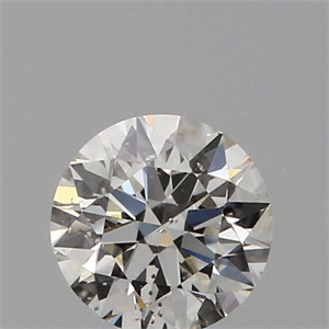 0.30 Carats, ROUND Diamond with Excellent Cut, J Color, SI2 Clarity and Certified by GIA