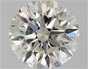 Natural Diamond 0.42 Carats, Round with Excellent Cut, K Color, IF Clarity and Certified by GIA