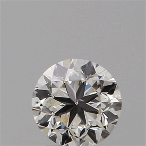 0.30 Carats, ROUND Diamond with GD Cut, J Color, SI1 Clarity and Certified by GIA