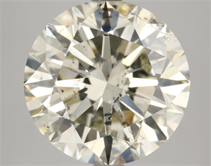 Picture of Natural Diamond 6.02 Carats, Round with Excellent Cut, J Color, SI2 Clarity and Certified by IGI