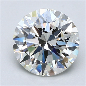 Picture of Natural Diamond 2.02 Carats, Round with Excellent Cut, J Color, VVS1 Clarity and Certified by GIA