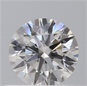 Natural Diamond 0.41 Carats, Round with Excellent Cut, F Color, VS2 Clarity and Certified by GIA