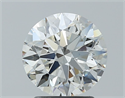 Natural Diamond 2.01 Carats, Round with Excellent Cut, I Color, VS2 Clarity and Certified by GIA