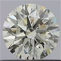 Natural Diamond 0.50 Carats, Round with Excellent Cut, J Color, VS2 Clarity and Certified by GIA