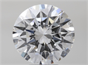 Natural Diamond 5.02 Carats, Round with Excellent Cut, D Color, VS1 Clarity and Certified by GIA