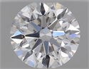 Natural Diamond 0.42 Carats, Round with Excellent Cut, E Color, SI1 Clarity and Certified by GIA