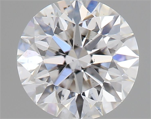 Picture of Natural Diamond 0.40 Carats, Round with Excellent Cut, D Color, SI1 Clarity and Certified by GIA