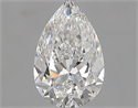 Natural Diamond 1.02 Carats, Pear with  Cut, E Color, VVS2 Clarity and Certified by GIA