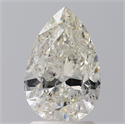 Natural Diamond 2.03 Carats, Pear with  Cut, I Color, I1 Clarity and Certified by IGI