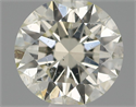 Natural Diamond 0.62 Carats, Round with Excellent Cut, K Color, SI2 Clarity and Certified by IGI