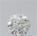 Natural Diamond 0.40 Carats, Round with Excellent Cut, F Color, SI1 Clarity and Certified by GIA