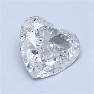 Picture of 1.05 Carats, Heart Diamond with  Cut, D Color, SI1 Clarity and Certified by EGL