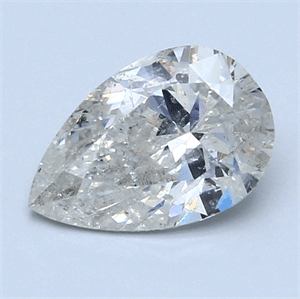 1.75 Carats, Pear Diamond with  Cut, E Color, SI1 Clarity and Certified by EGL
