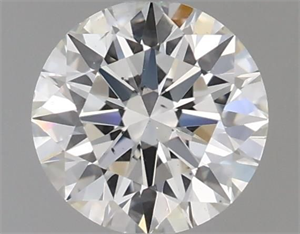 Picture of Natural Diamond 0.45 Carats, Round with Excellent Cut, I Color, SI1 Clarity and Certified by GIA