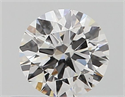 Natural Diamond 0.40 Carats, Round with Excellent Cut, D Color, VS2 Clarity and Certified by GIA