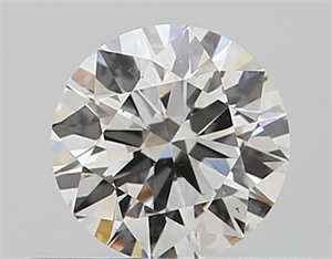 Picture of Natural Diamond 0.40 Carats, Round with Excellent Cut, D Color, VS2 Clarity and Certified by GIA