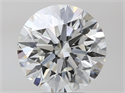 Natural Diamond 3.50 Carats, Round with Excellent Cut, I Color, VVS2 Clarity and Certified by GIA