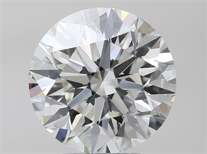 Picture of Natural Diamond 3.50 Carats, Round with Excellent Cut, I Color, VVS2 Clarity and Certified by GIA