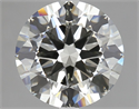 Natural Diamond 3.01 Carats, Round with Excellent Cut, I Color, SI1 Clarity and Certified by IGI