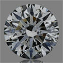 Natural Diamond 0.41 Carats, Round with Excellent Cut, G Color, I1 Clarity and Certified by GIA