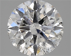 Picture of Natural Diamond 2.00 Carats, Round with Very Good Cut, H Color, I1 Clarity and Certified by GIA