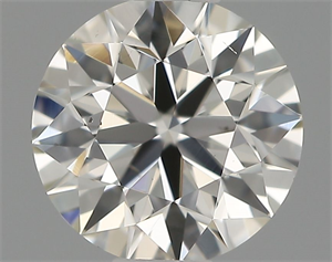 Picture of Natural Diamond 0.50 Carats, Round with Excellent Cut, H Color, VS2 Clarity and Certified by IGI