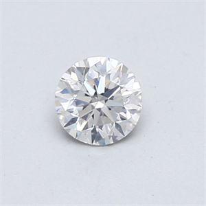 Picture of Natural Diamond 0.41 Carats, Round with Good Cut, F Color, SI2 Clarity and Certified by GIA