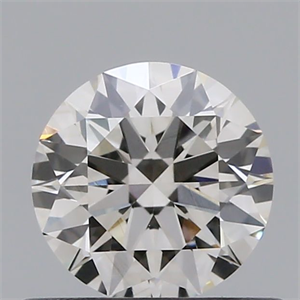 Picture of Natural Diamond 0.50 Carats, Round with Excellent Cut, J Color, VS1 Clarity and Certified by GIA