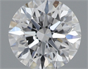 Natural Diamond 0.41 Carats, Round with Excellent Cut, D Color, VVS1 Clarity and Certified by GIA