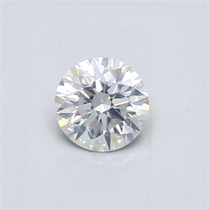 Picture of Natural Diamond 0.45 Carats, Round with Excellent Cut, F Color, I1 Clarity and Certified by GIA