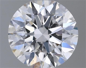 Picture of Natural Diamond 0.40 Carats, Round with Excellent Cut, F Color, SI2 Clarity and Certified by GIA