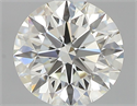 Natural Diamond 0.44 Carats, Round with Excellent Cut, K Color, VVS1 Clarity and Certified by GIA