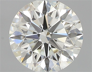 Picture of Natural Diamond 0.44 Carats, Round with Excellent Cut, K Color, VVS1 Clarity and Certified by GIA