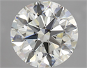 Natural Diamond 2.52 Carats, Round with Excellent Cut, I Color, IF Clarity and Certified by IGI