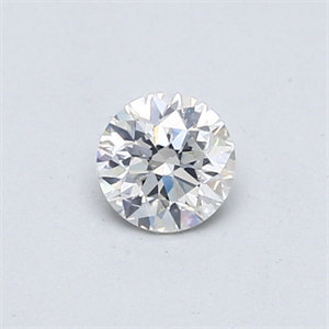 Picture of Natural Diamond 0.40 Carats, Round with Good Cut, F Color, SI2 Clarity and Certified by GIA