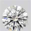 Natural Diamond 0.41 Carats, Round with Excellent Cut, H Color, SI1 Clarity and Certified by GIA